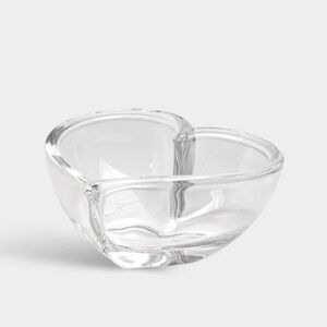 NWT Orrefors Crystal Heart Bowl votive bowl jewelry trinket dish